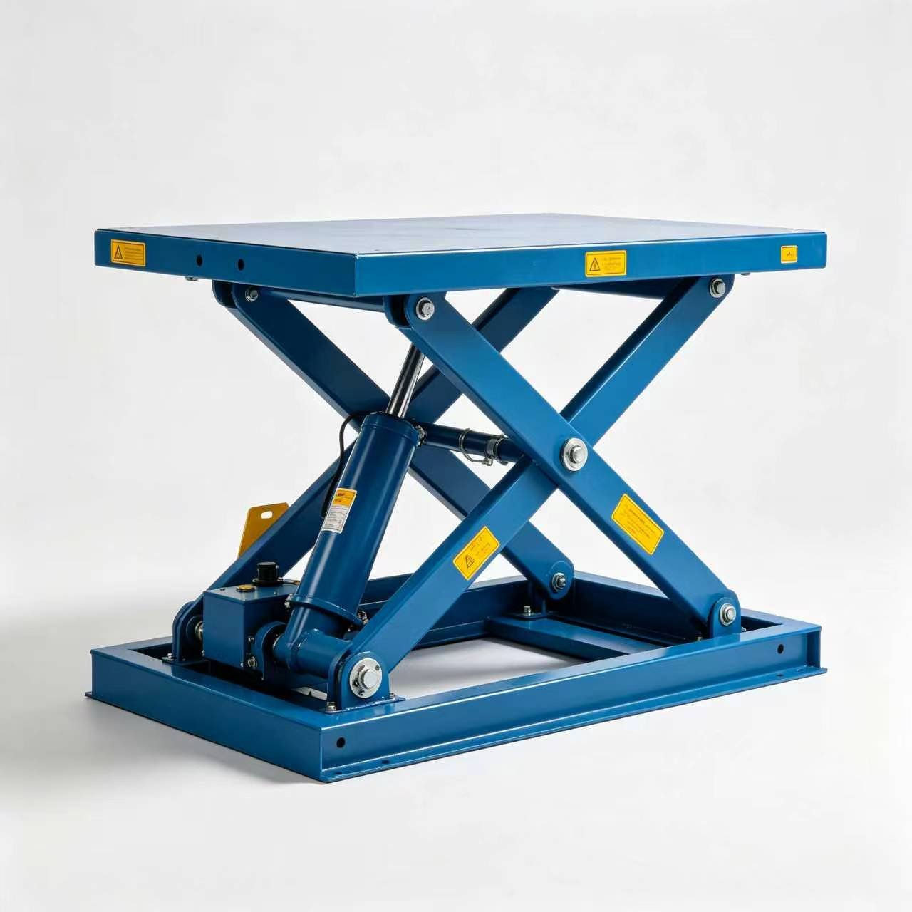 Low-Profile Hydraulic Scissor Lift Table